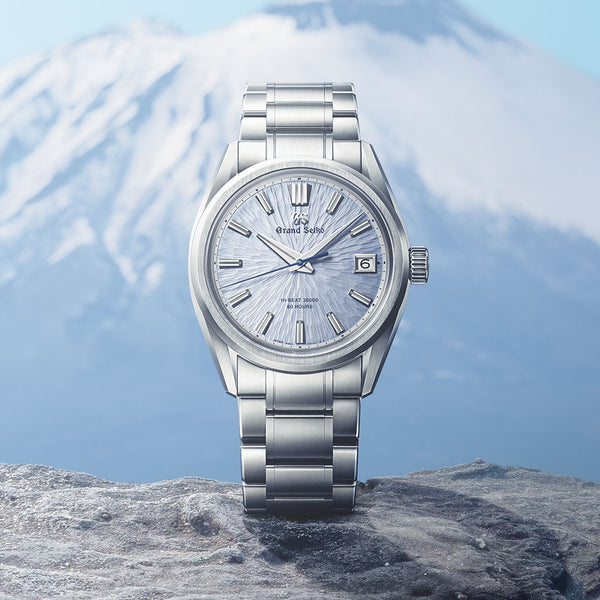 A new mechanical creation in the Evolution 9 Style captures the majesty of Mt. Iwate with a distinctive new dial.
