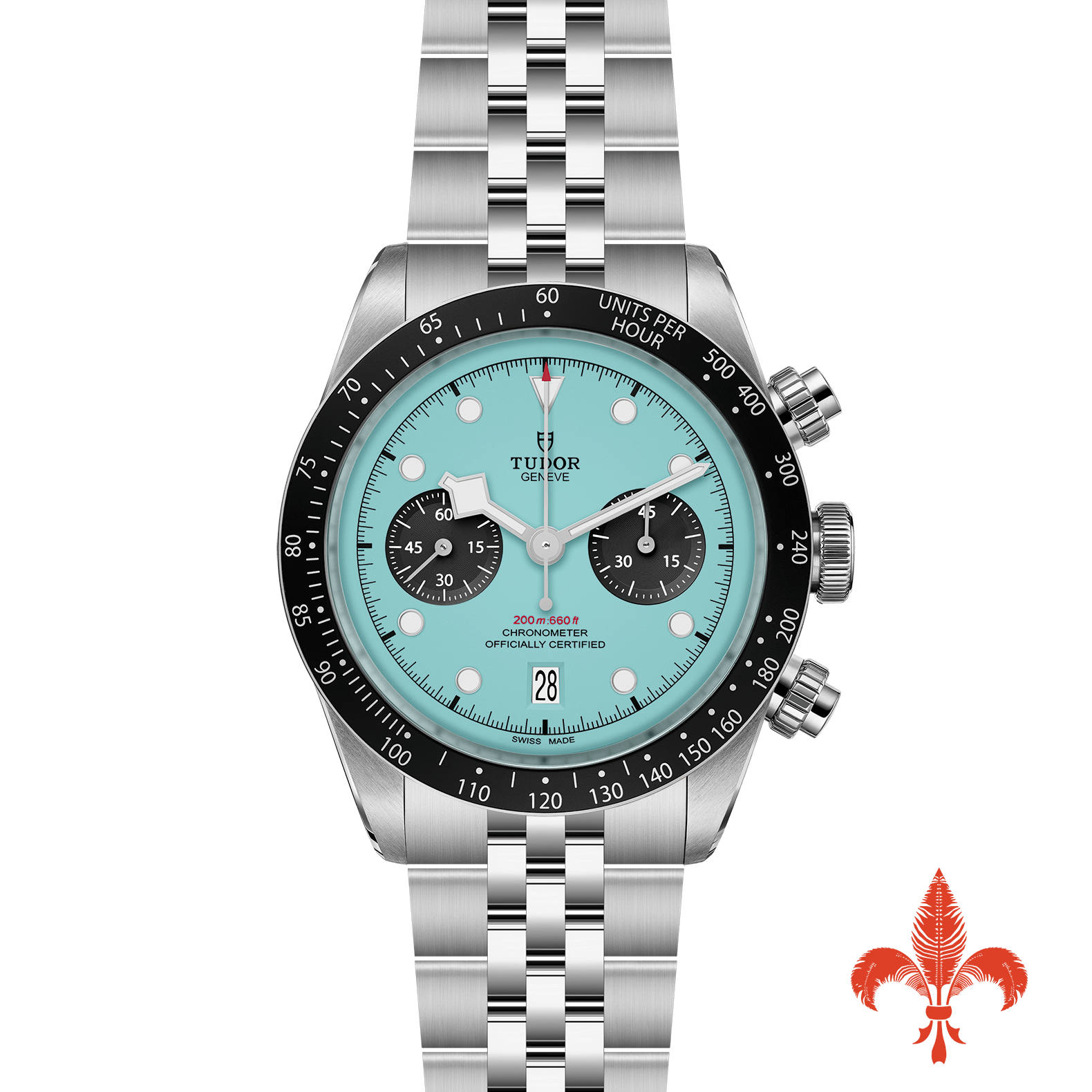 BLACK BAY CHRONO "FLAMINGO BLUE" M79360-0024
